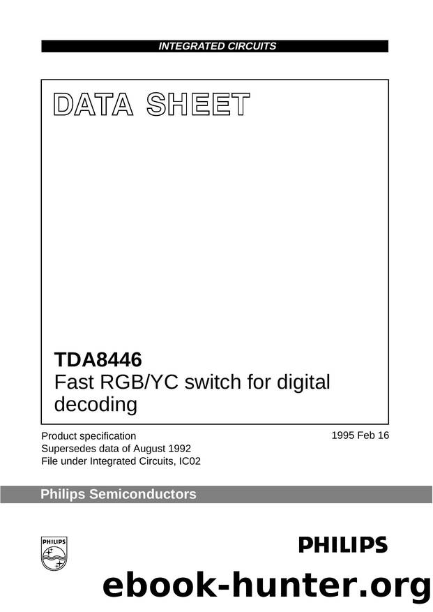 Fast RGBYC switch for digital decoding by Philips Semiconductors