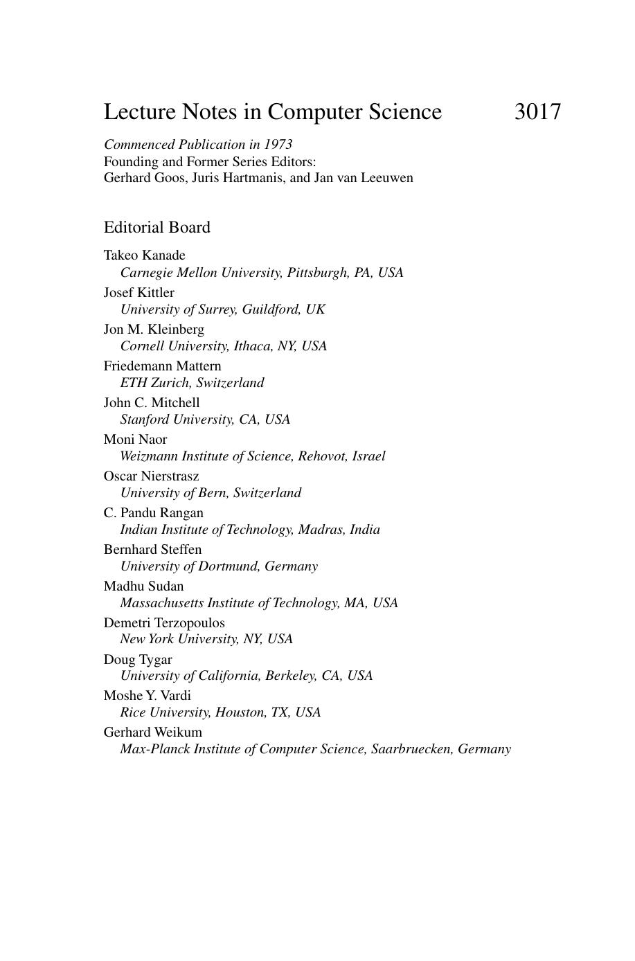 Fast Software Encryption: 11th International Workshop, FSE 2004, Delhi, India, February 5-7, 2004. Revised Papers by Alexander Klimov Adi Shamir (auth.) Bimal Roy Willi Meier (eds.)