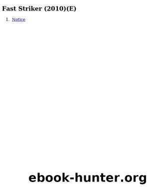 Fast Striker (2010)(E) by Unknown