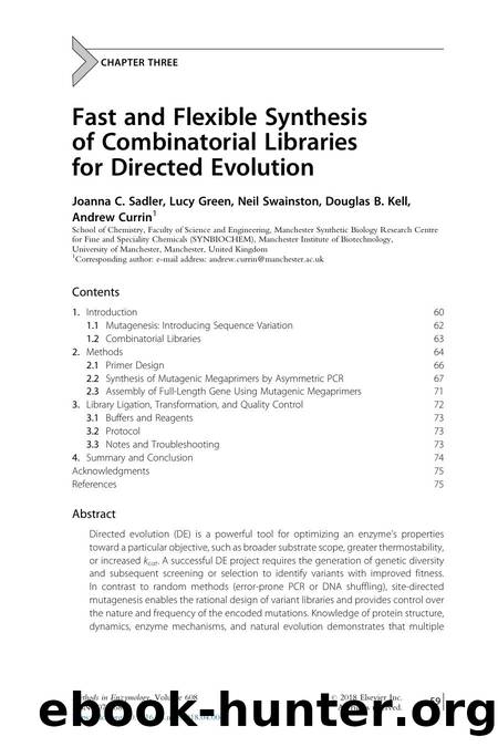 Fast and Flexible Synthesis of Combinatorial Libraries for Directed Evolution by Joanna C. Sadler & Lucy Green & Neil Swainston & Douglas B. Kell & Andrew Currin
