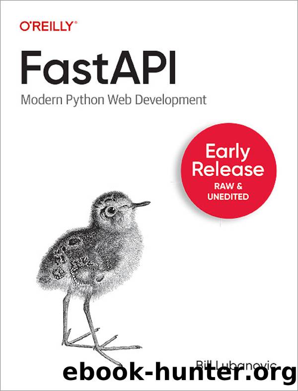 FastAPI by AUTHOR NAMES HERE