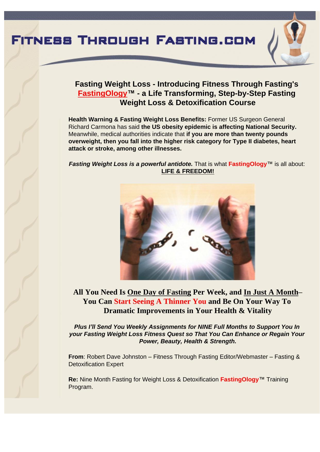 Fasting For Weight Loss & Detoxification Membership Site. by Best of Kuszter's Collection