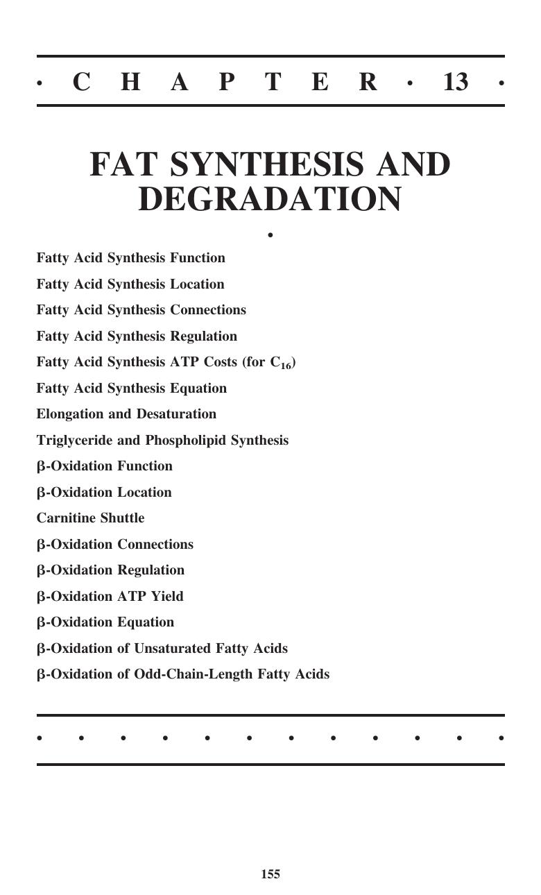 Fat Synthesis and Degradation by Unknown