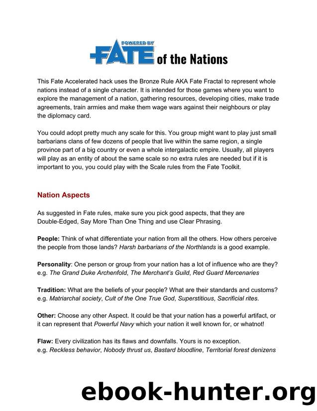 Fate of the Nations by Unknown
