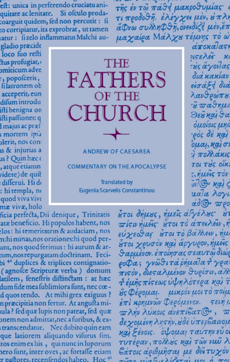 Fathers of the Church : a new translation ; : Commentary on the Apocalypse by Andrew of Caesarea(Author)