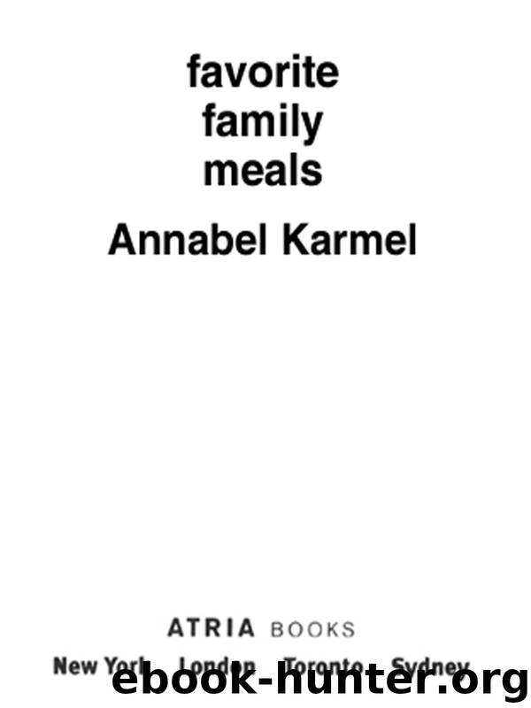 Favorite Family Meals by Annabel Karmel