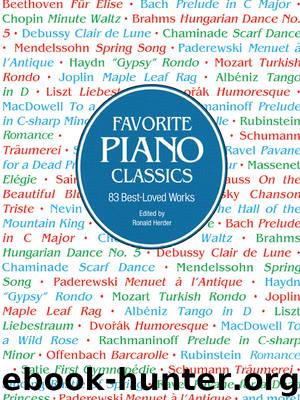 Favorite Piano Classics by Ronald Herder