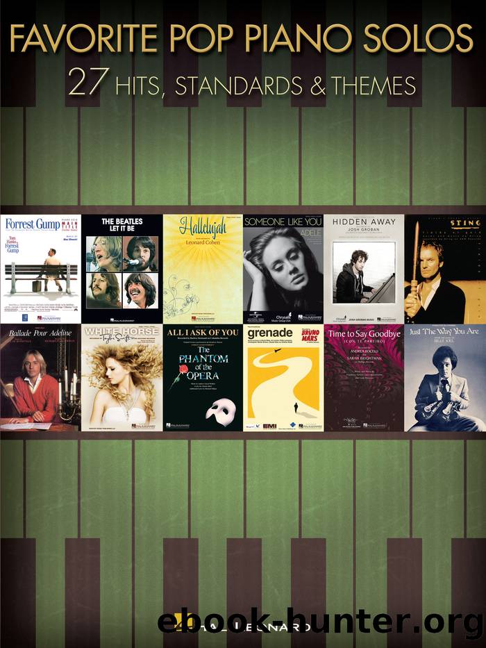 Favorite Pop Piano Solos by Hal Leonard Corp