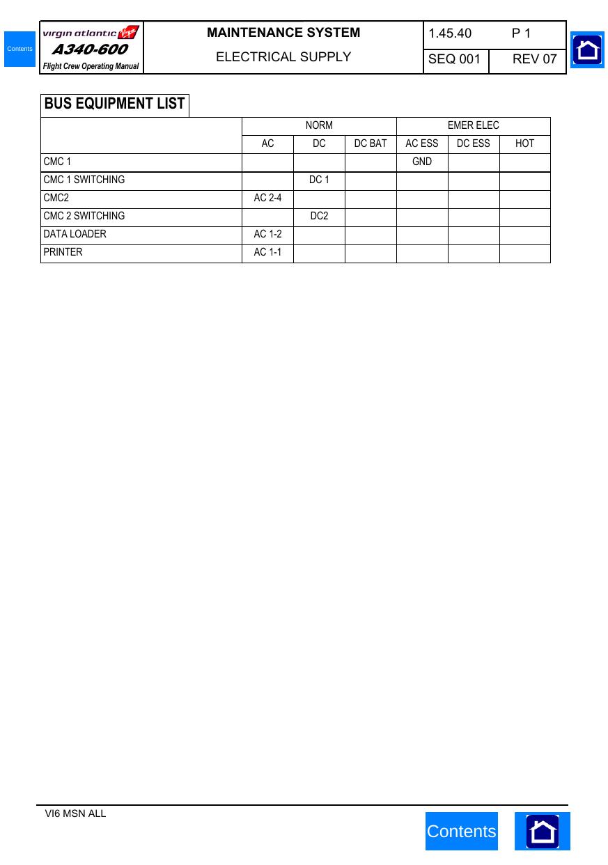 Fcom 1: 45.40 Maintenance System Electrical Supply by Arame