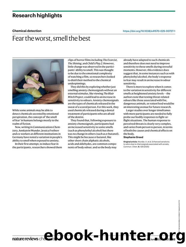 Fear the worst, smell the best by Stephanie Greed