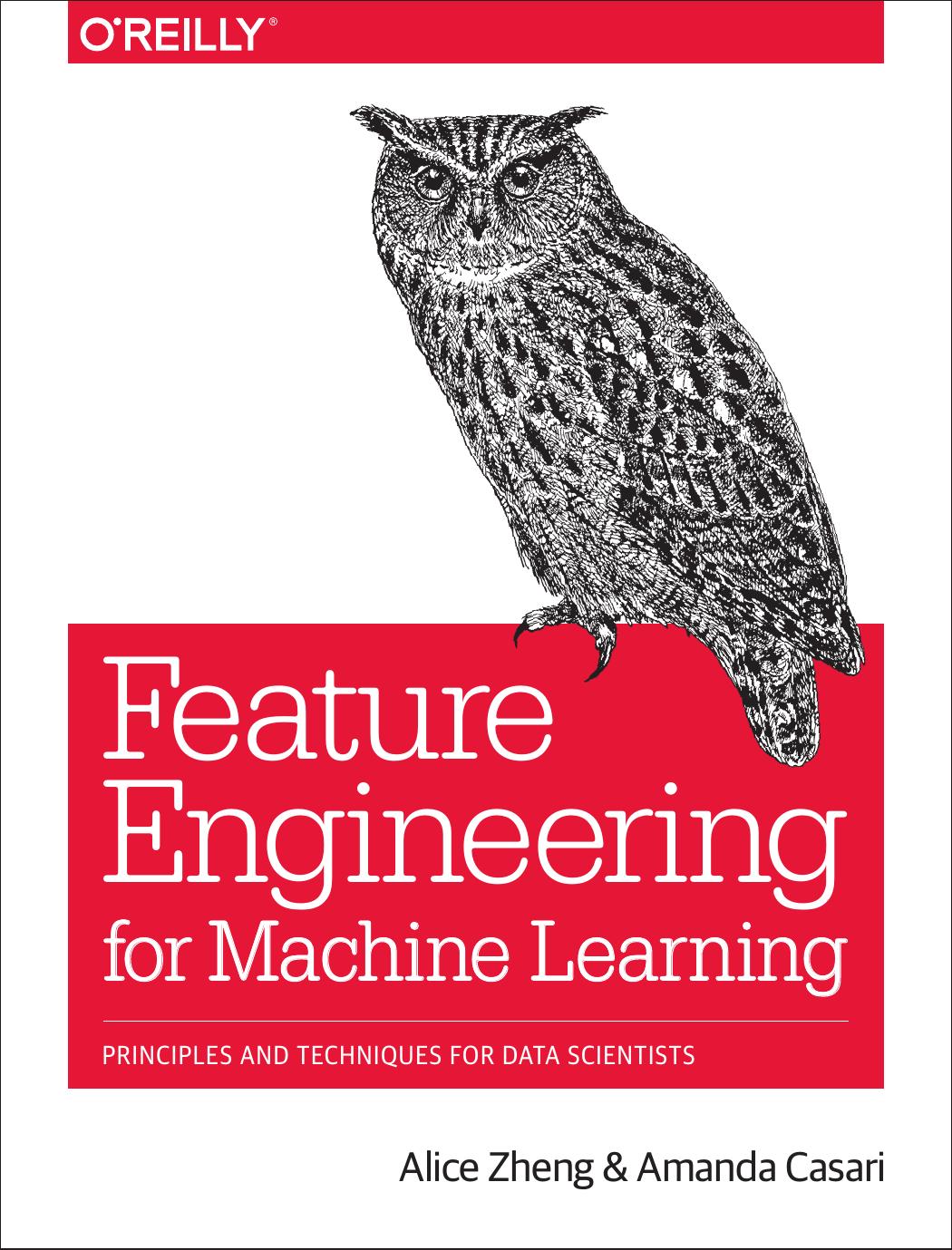 Feature Engineering for Machine Learning by Alice Zheng and Amanda Casari