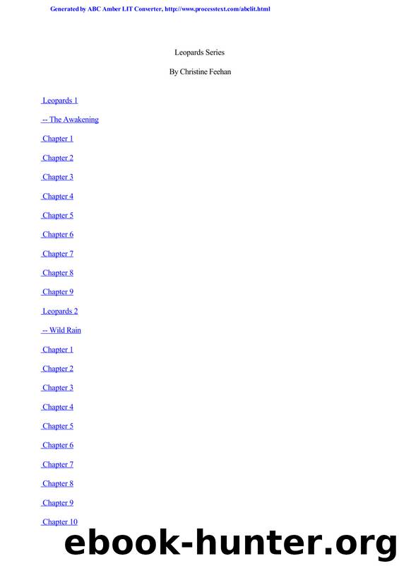 Feehan, Christine - Leopard Series (1-2) by Feehan Christine