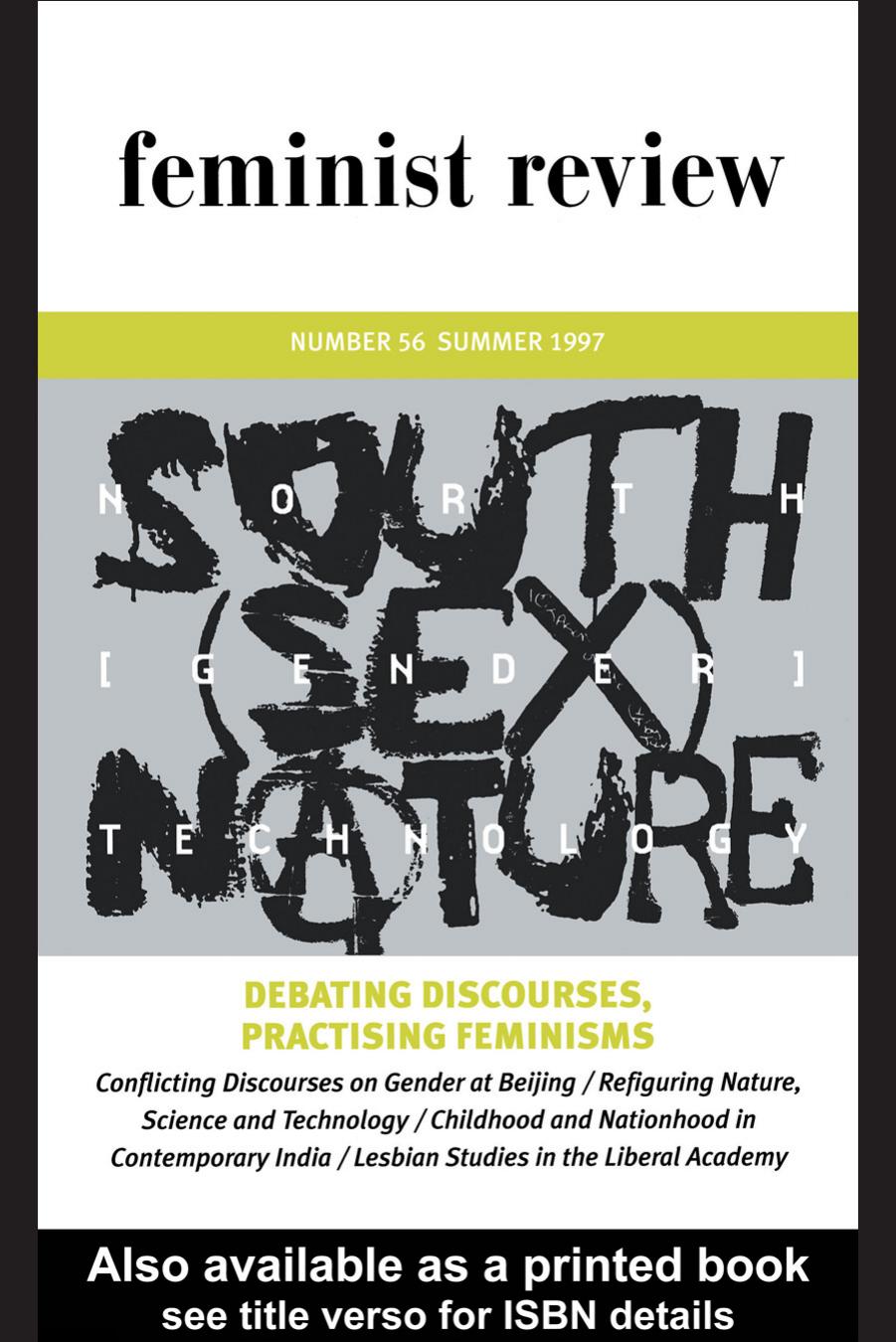Feminist Review Issue 56: Debating Discourses, Practising Feminism (Feminist Review) by Feminist Review