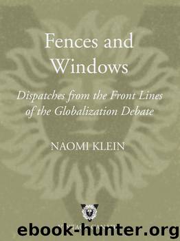 Fences and Windows by Naomi Klein