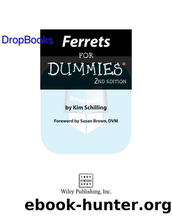 Ferrets for Dummies ISBN by 0470139439 DropBooks APP