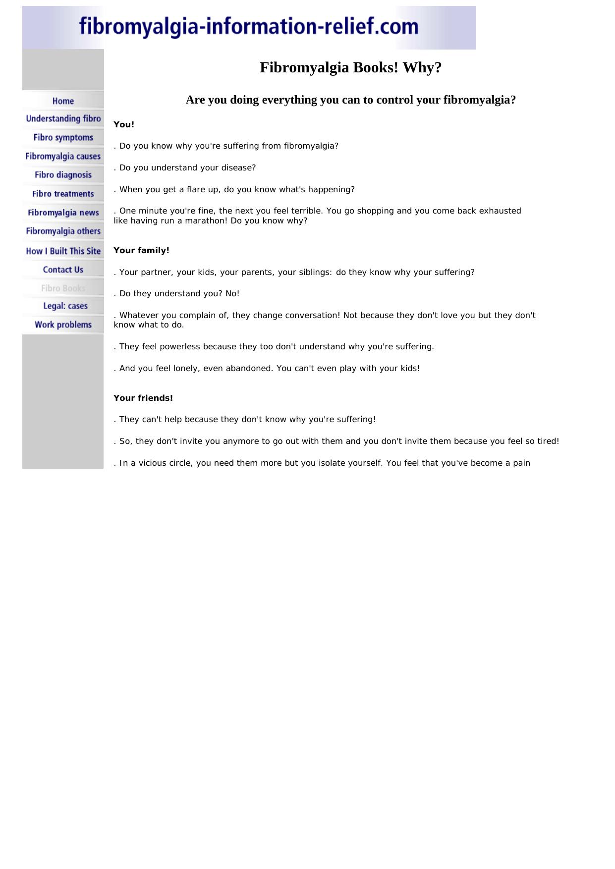 Fibromyalgia- A Real Disease - Yes! Its Not In Your Head! by Best of Kuszter's Collection