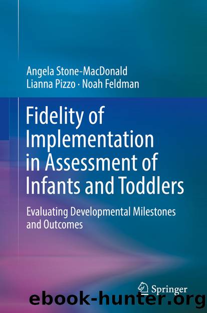 Fidelity of Implementation in Assessment of Infants and Toddlers by Angela Stone-MacDonald Lianna Pizzo & Noah Feldman