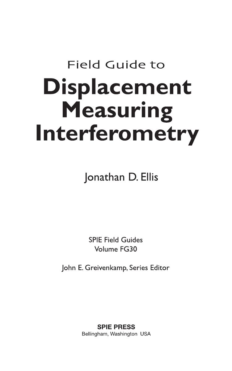 Field Guide to Displacement Measuring Interferometry (Repost) by Unknow
