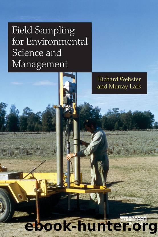 Field Sampling for Environmental Science and Management by Webster Richard;Lark Murray;