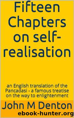 Fifteen Chapters on self-realisation: an English translation of the Pancadasi - a famous treatise on the way to enlightenment by John M Denton
