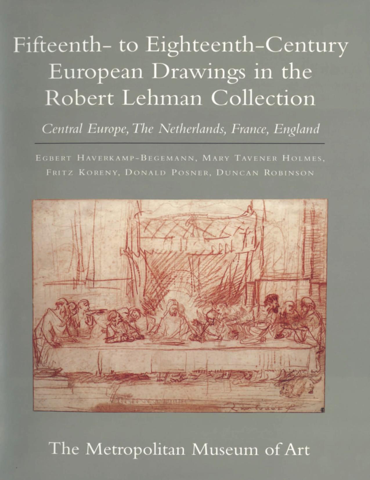Fifteenth- to Eighteenth-Century European Drawing by Egbert Haverkamp-Begemann