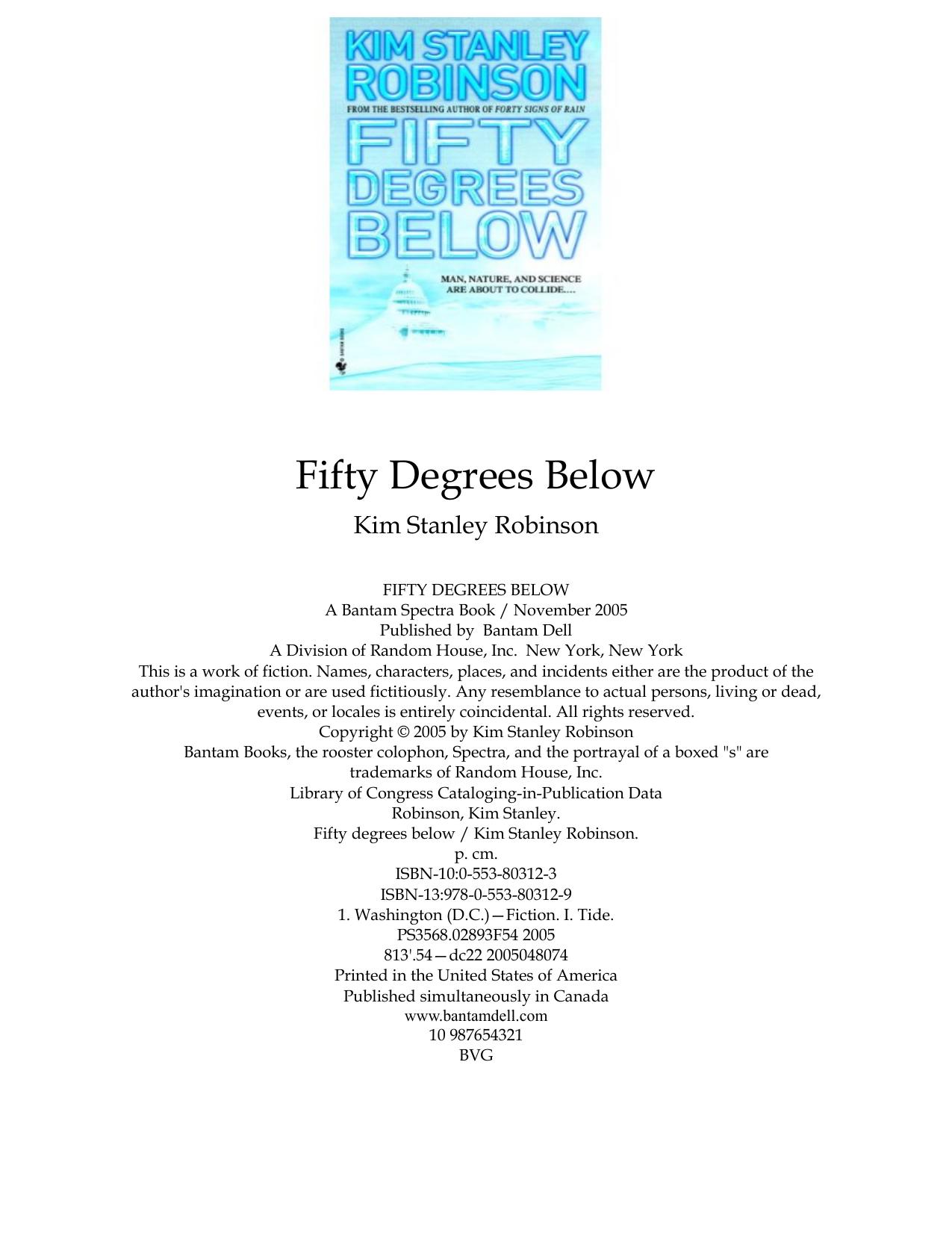 Fifty Degrees Below by Kim Stanley Robinson