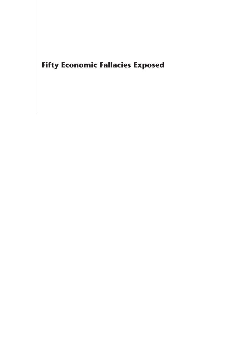 Fifty Economic Fallacies Exposed by Geoffrey E. Wood
