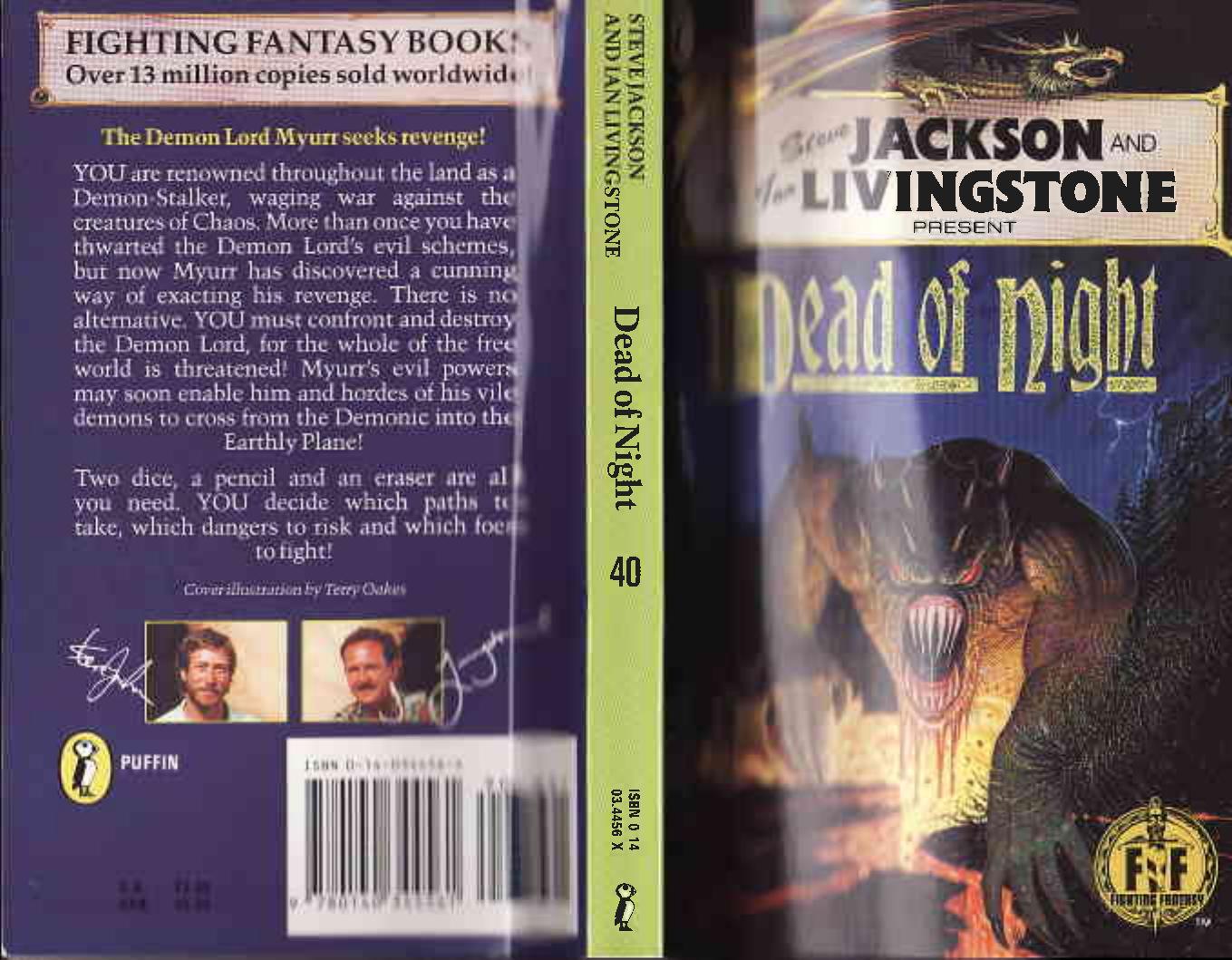 Fighting Fantasy 40 by Dead Of Night
