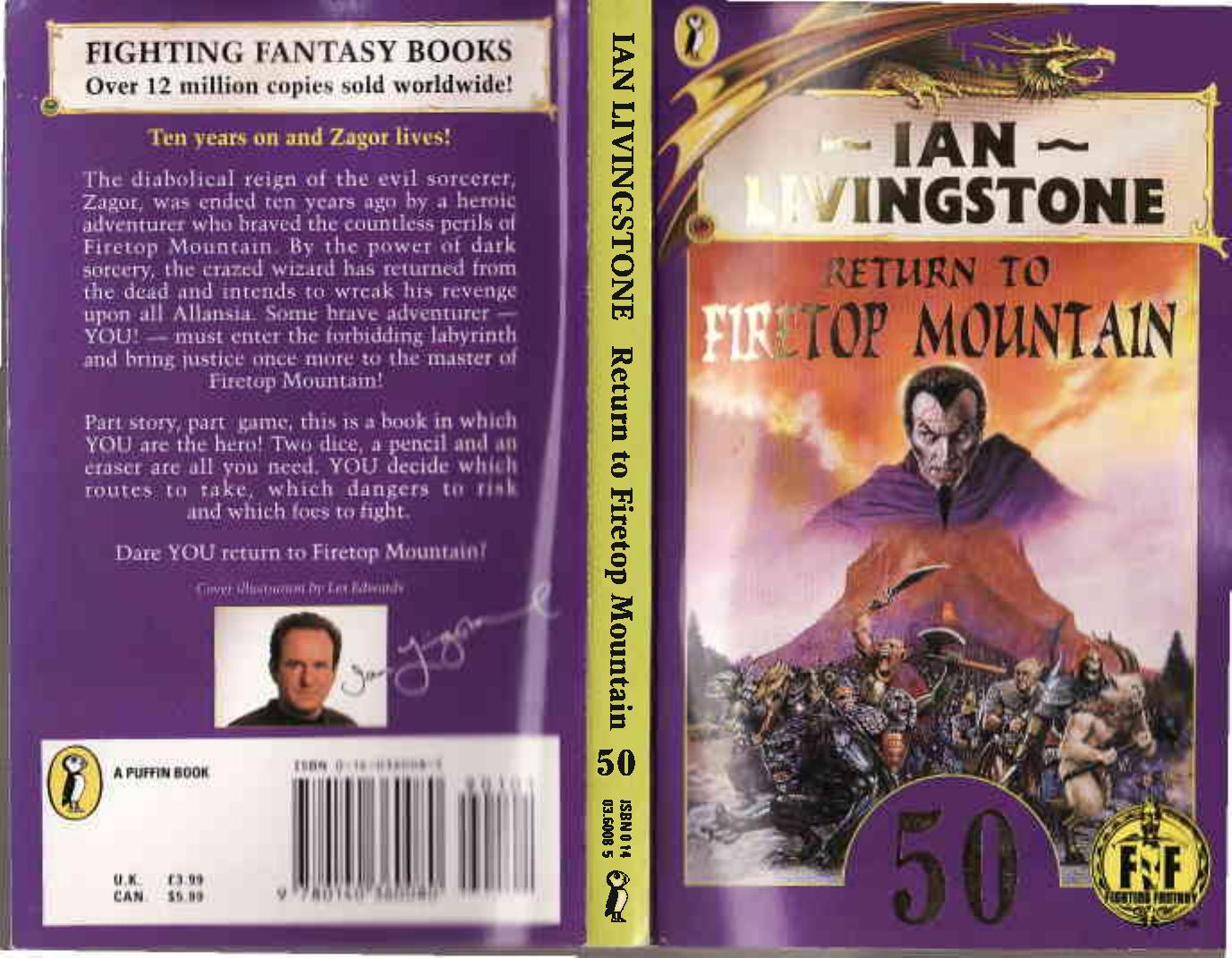 Fighting Fantasy 50 by Return To Firetop Mountain