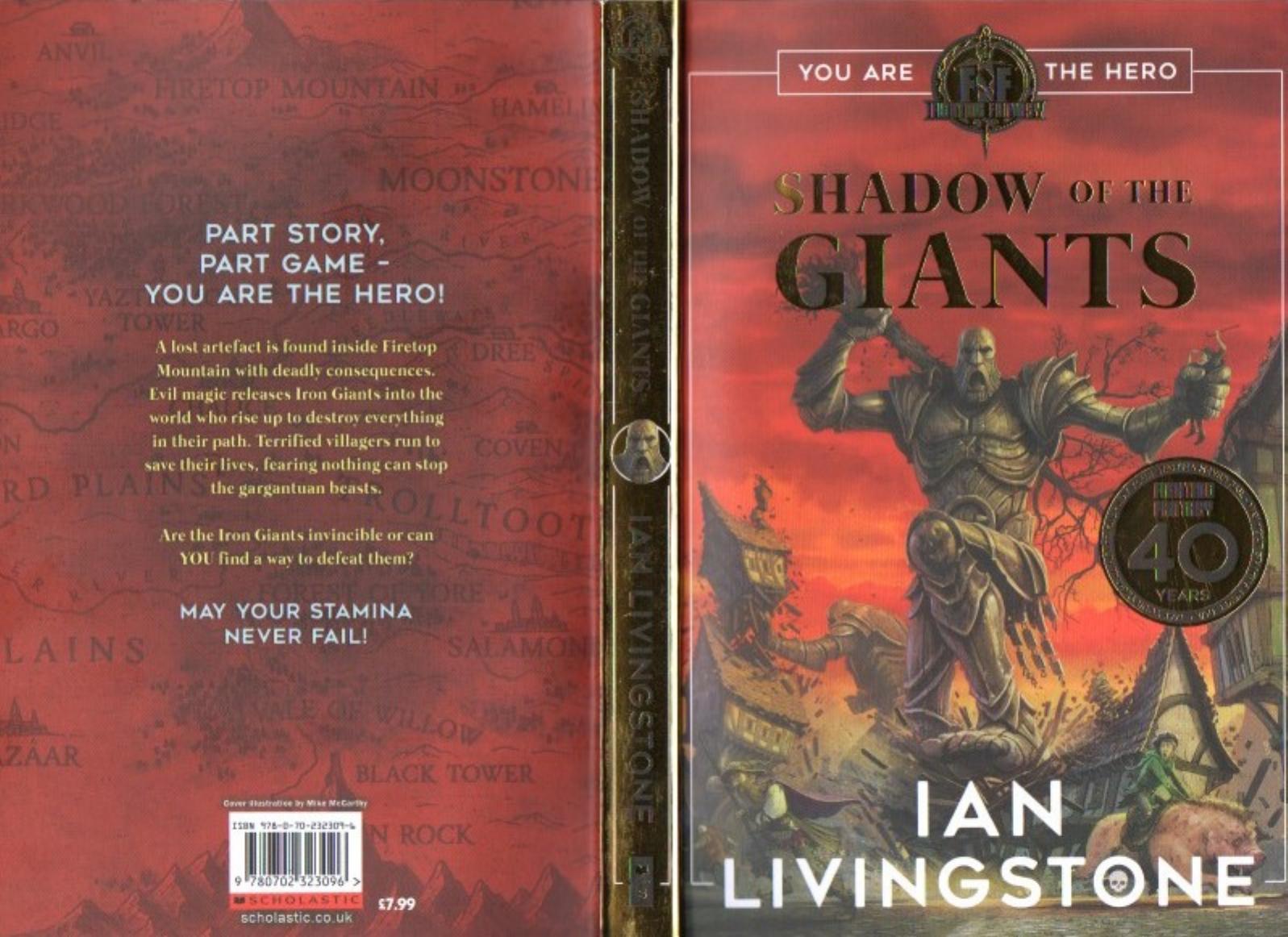Fighting Fantasy shadow of the Giants , Return to Firetop Mountain again by Ian Livingstone Steve Jackson
