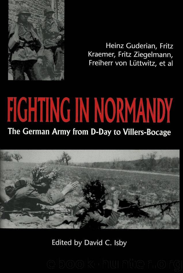 Fighting in Normandy by David C Isby