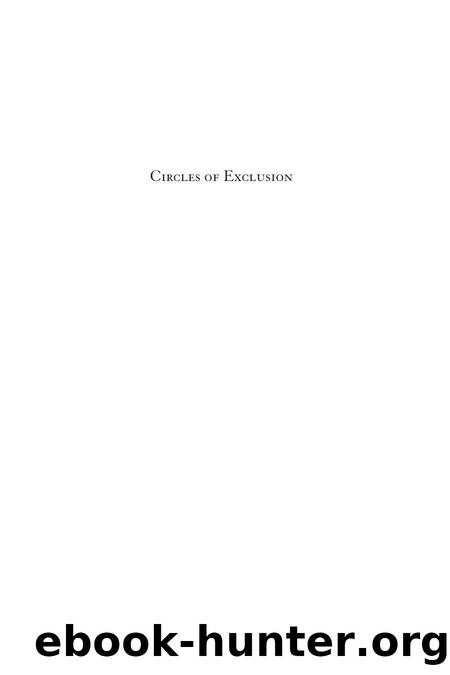 Filc, Dani - Circles of Exclusion  The Politics of Health Care in Israel by ILR Press (2009)