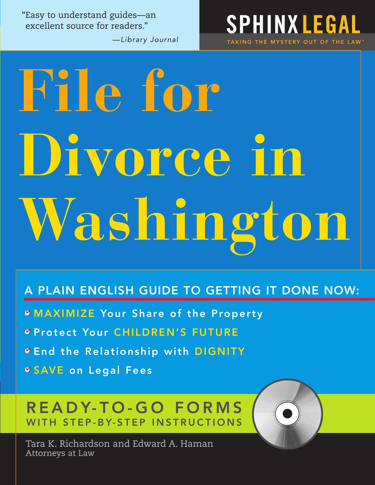 File for Divorce in Washington (Legal Survival Guides) by Haman Richardson