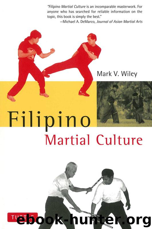 Filipino Martial Culture (Martial Culture Series) by Wiley Mark V