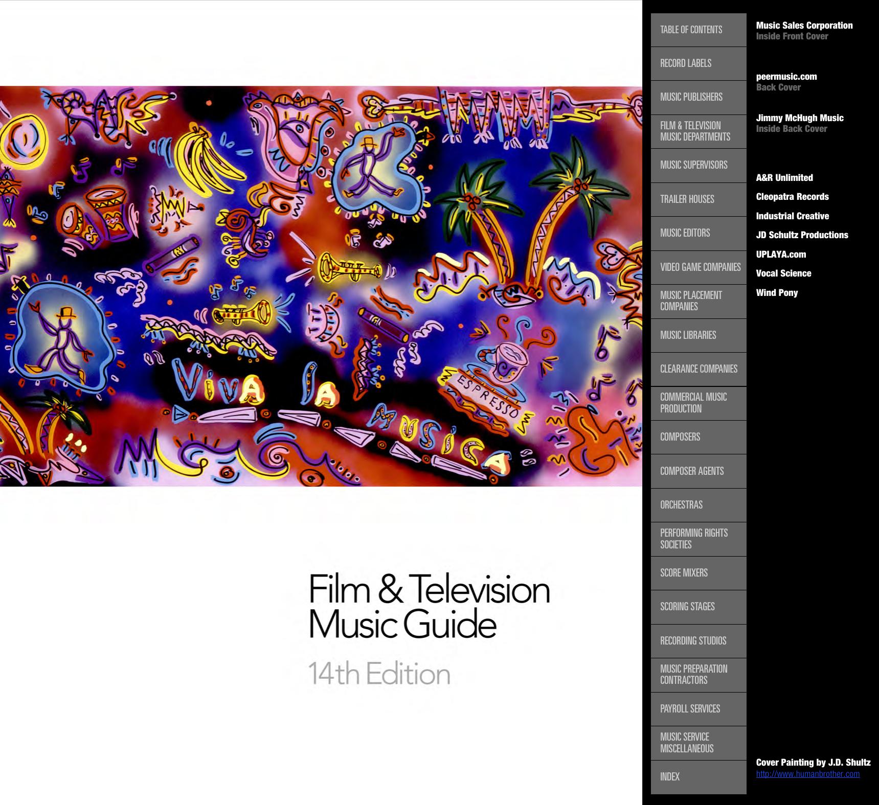 Film & Television Music Guide 14th Edition by Music Business Registry