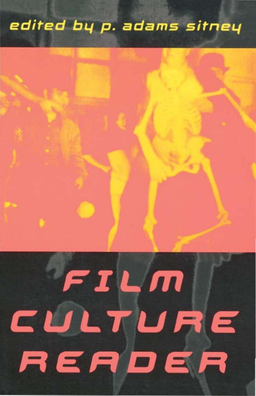 Film Culture Reader by Adams P. Sitney