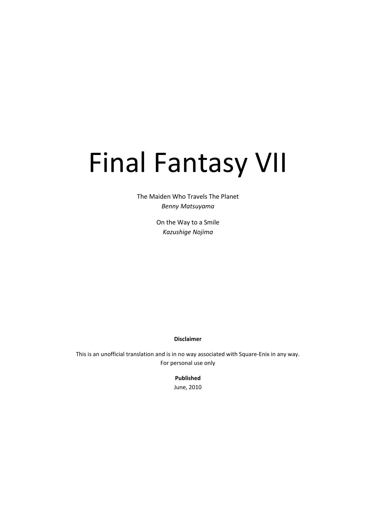 Final Fantasy VII by L