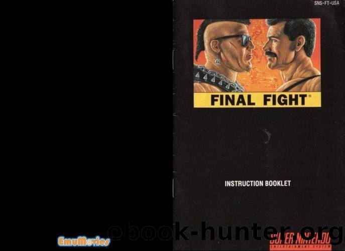 Final Fight (USA)-manual by Unknown