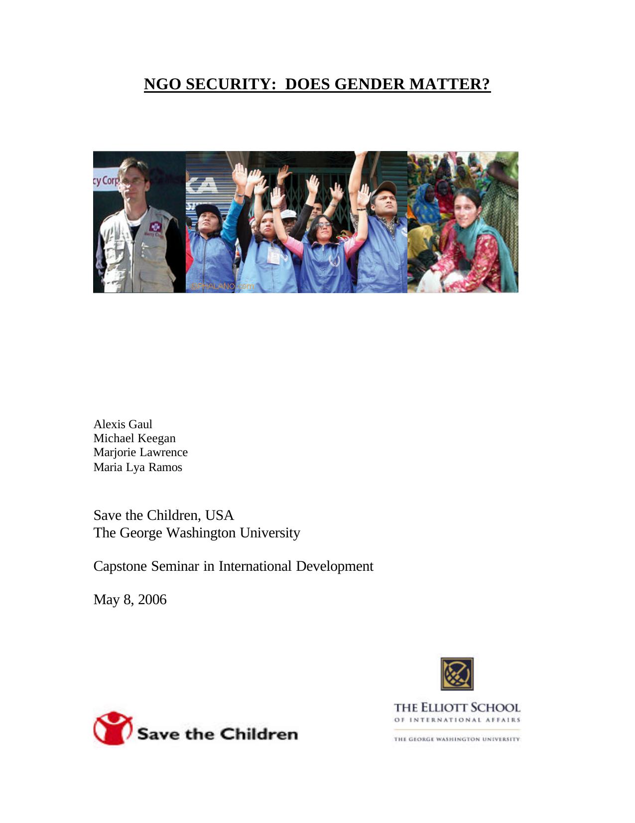 Final Gender and Security Report.PDF by NFoley