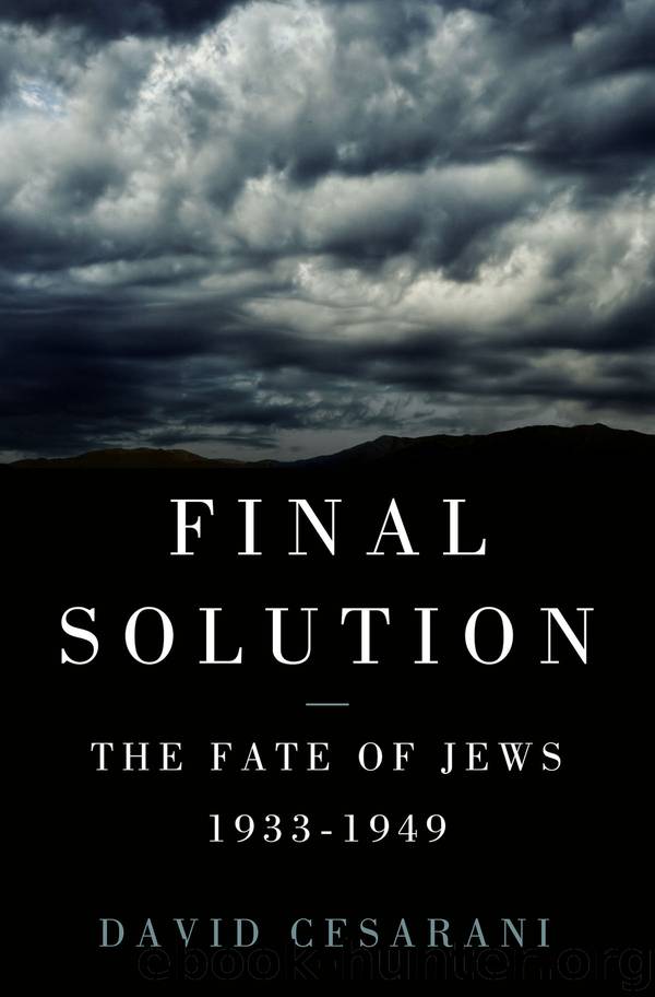 Final Solution by David Cesarani