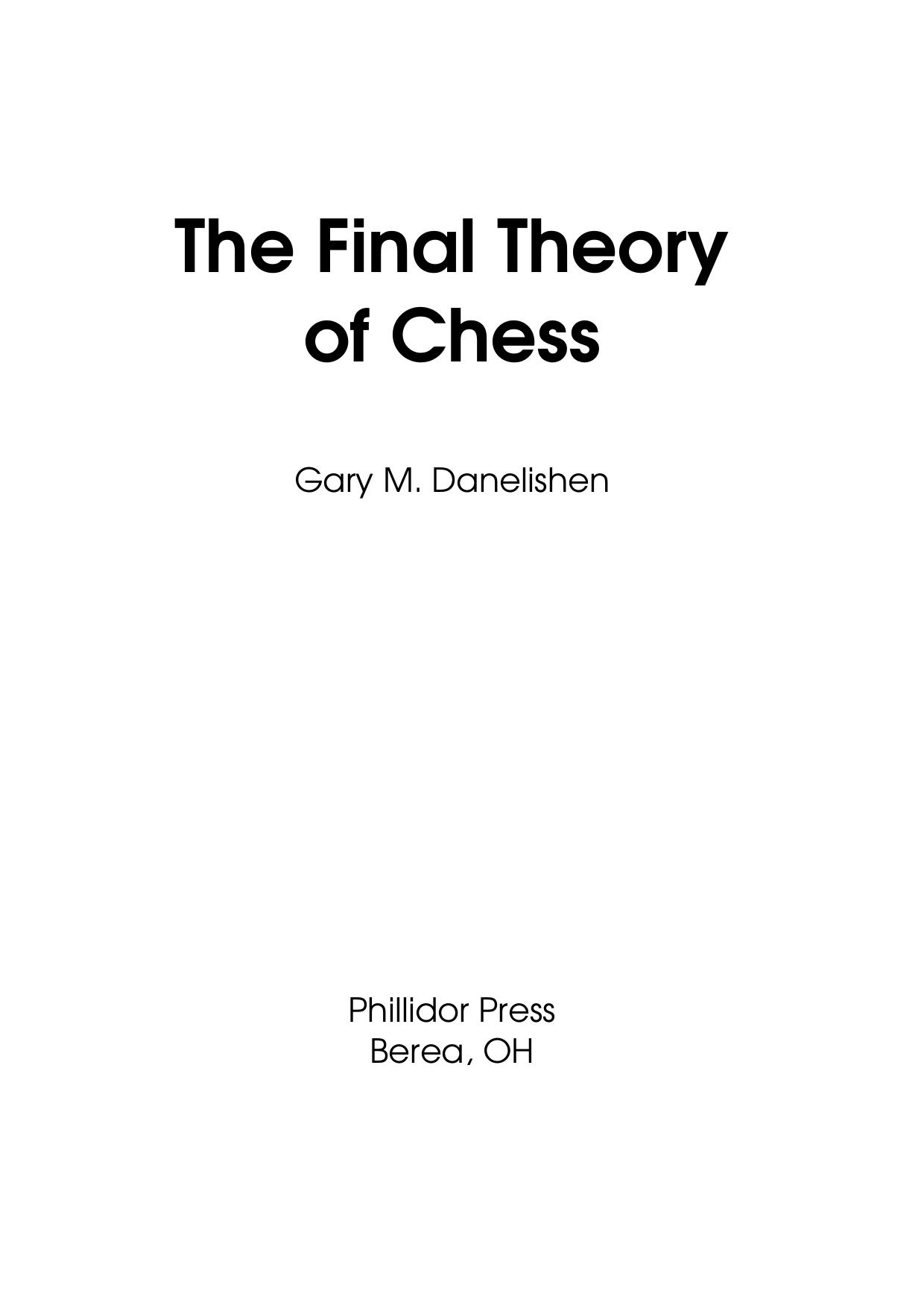 Final Theory of Chess by Owner