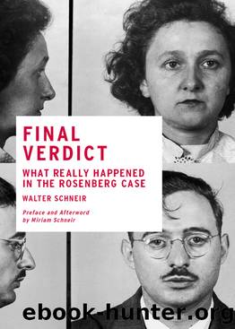 Final Verdict by Walter Schneir