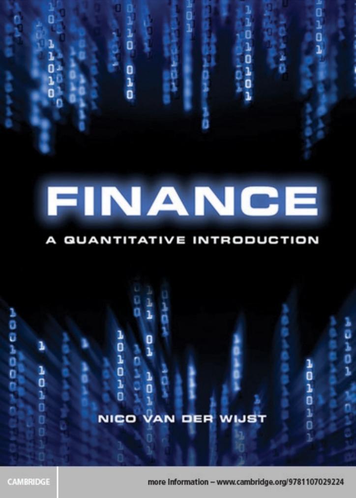 Finance A Quantitative Introduction by Nico van der Wijst