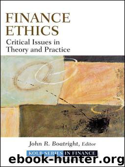 Finance Ethics by Boatright John R