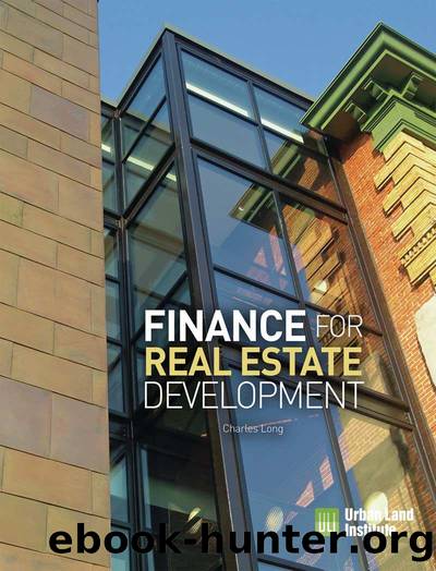 Finance for Real Estate Development by Long Charles