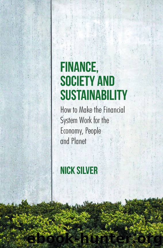 Finance, Society and Sustainability by Nick Silver