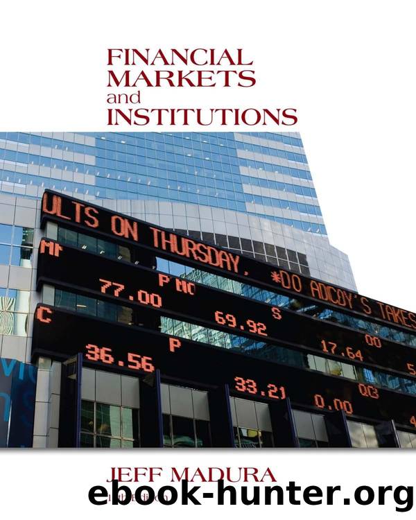 Financial Markets and Institutions, 11th ed. by Unknown