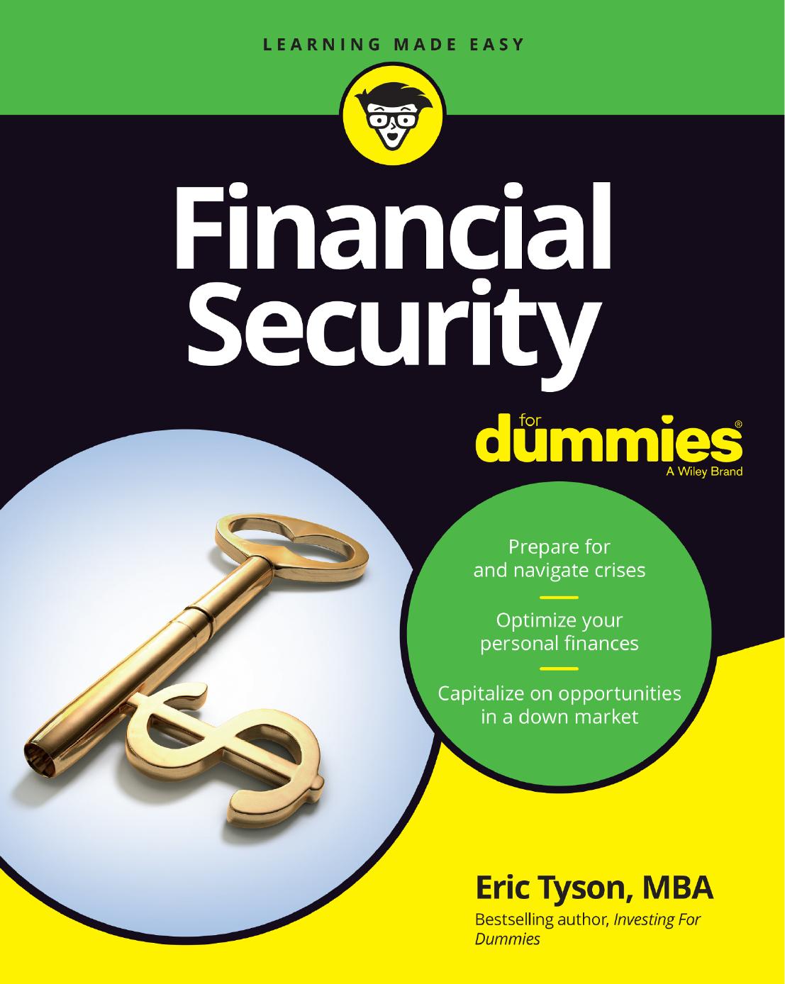 Financial Security For Dummies (For Dummies (Business & Personal Finance)) by Eric Tyson