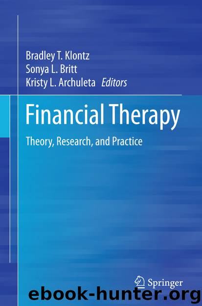 Financial Therapy by Bradley T. Klontz Sonya L. Britt & Kristy L. Archuleta
