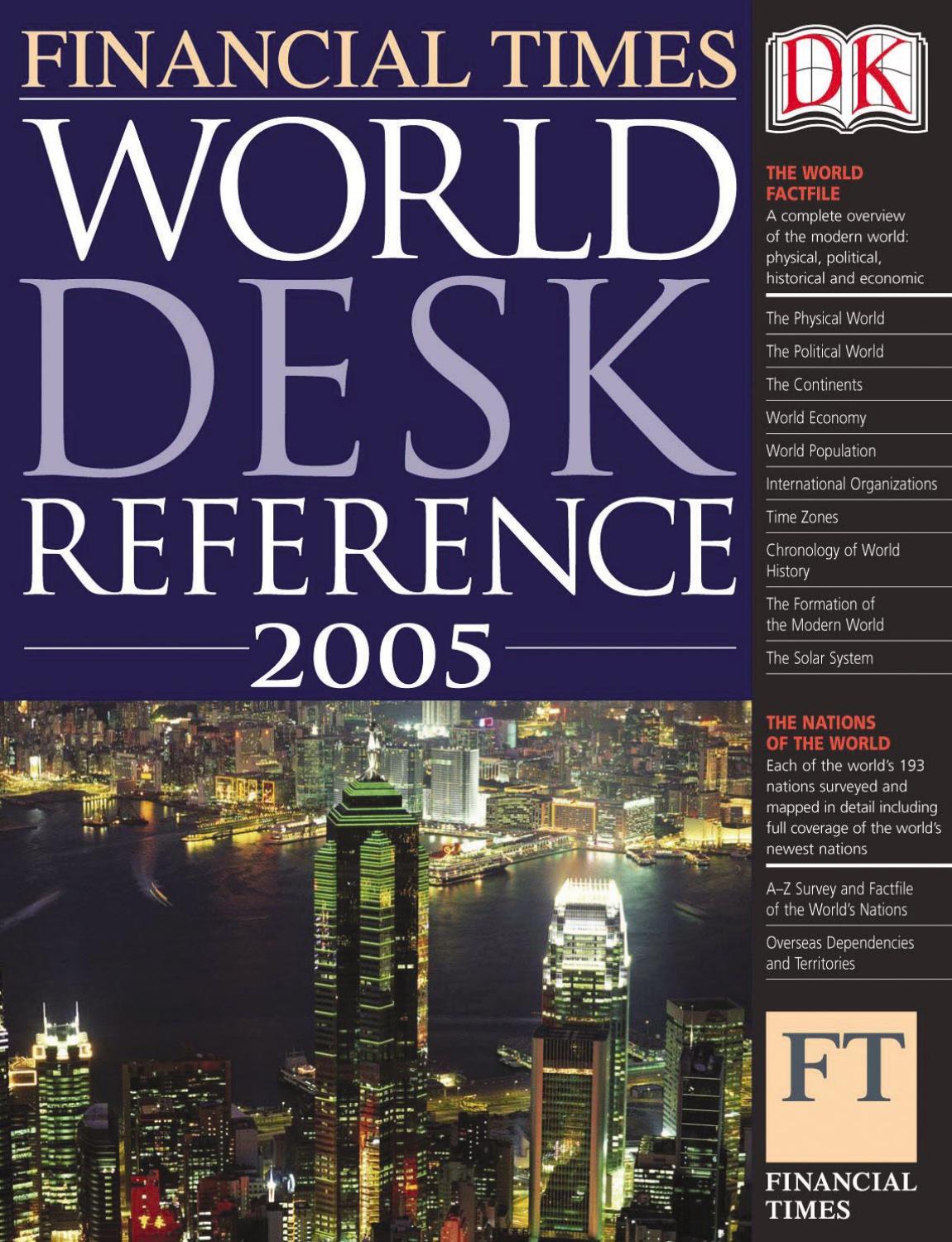 Financial Times World Desk Reference 2005 (Financial Times World Desk Reference) by Andrew Heritage; Catherine Jagger